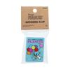 Sunstar Stationery Snoopy Wooden Snoopy Light S3624080 Clip, Peanuts, & Friends, Blue,