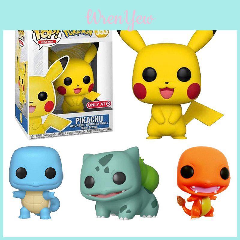 Authentic Pop Pokemon Action Figure Pikachu Bulbasaur Charmander Squirtle For Kids