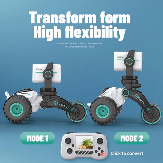 Машинка с дистанционным управлением и видеокамерой в реальном времени 720P для детей, внедорожный грузовик, фотография, игрушка для малышей, мальчиков, подарок на день рождения, Рождество