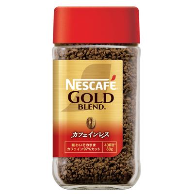 Nescafe Gold Blend Декофеинизированный 80г Черный Обычный Растворимый Кофе (40 чашек), Бутылка, Кофе,