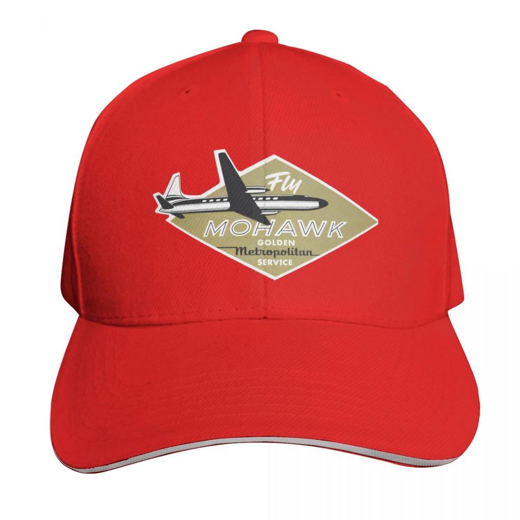 Mohawk Airlines Baseball Cap Hat Unisex Snap Back Hat GentleUnisex Hat funny For Girls Unisexs