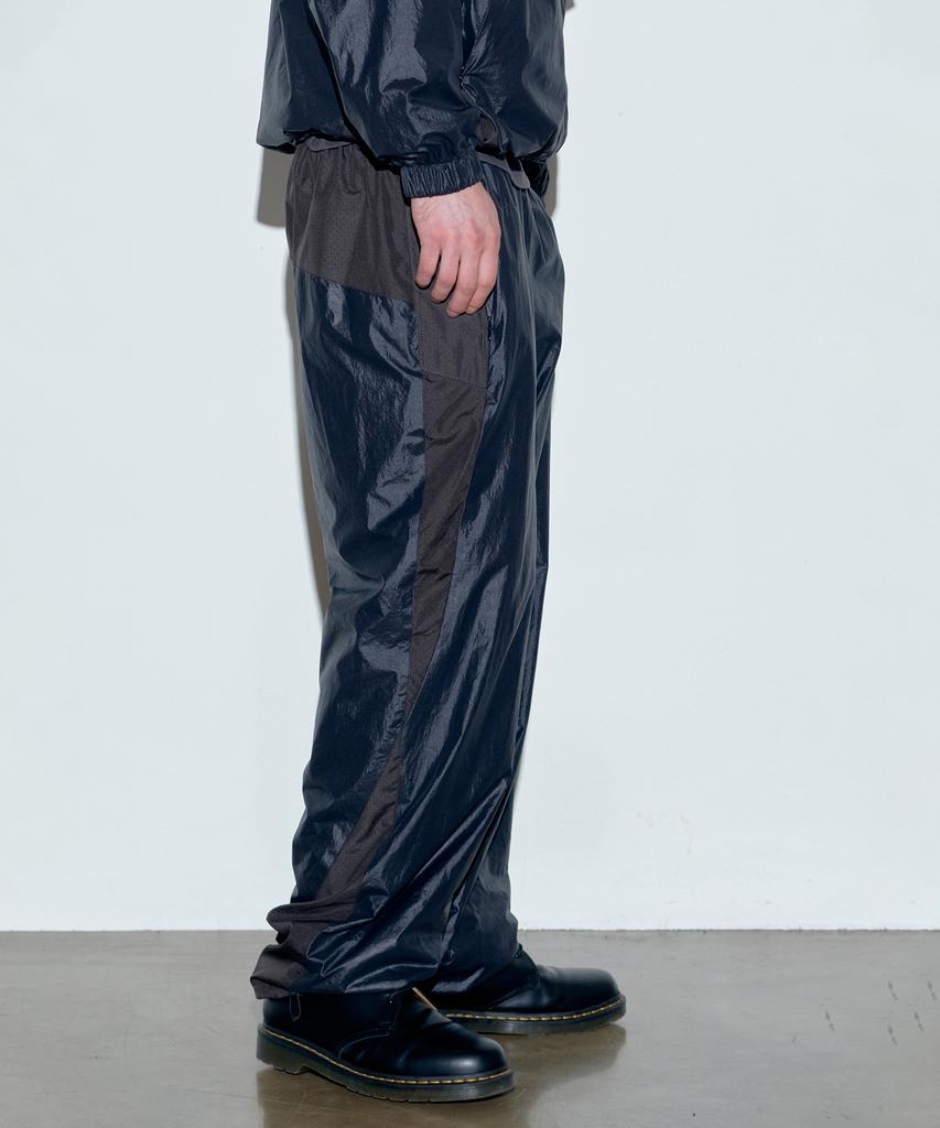 SCULPTOR Paneled Wind Pants Black