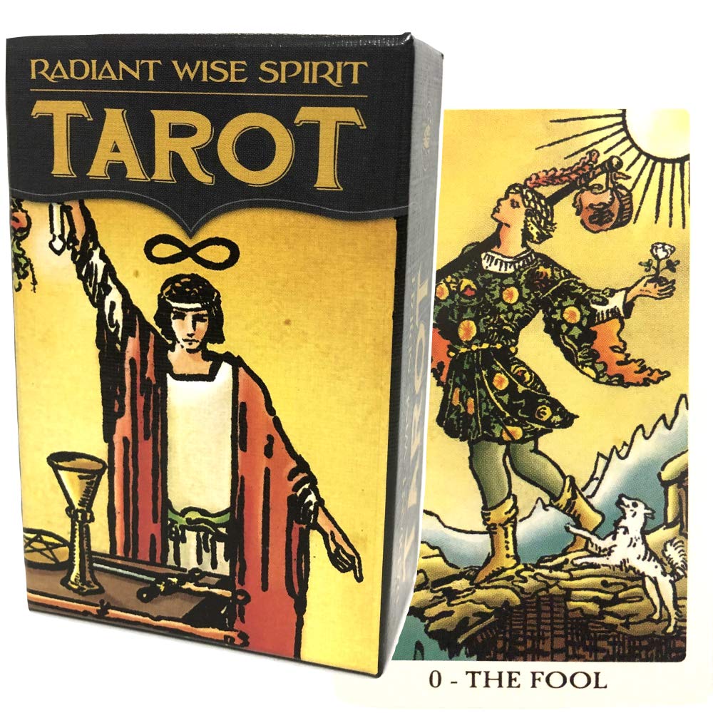 Radiant Wise Spirit Tarot Waite 78 Miniature Fortune Includes Japanese Authentic Product I.I.J. Mini, Edition, Cards, Tarot, Telling, Instructions,