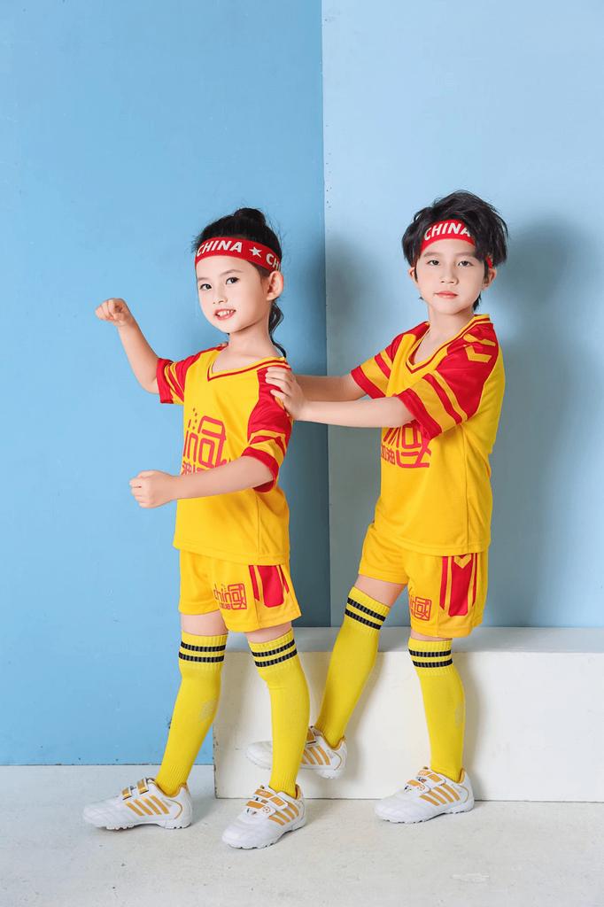 New Soccer Uniform Set Student Kids Summer Jersey College Student Training Competition Team Uniform Comfortable Jcn07