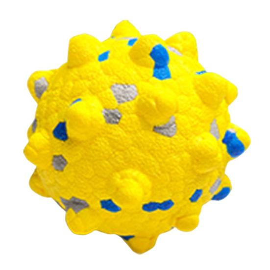 Неразрушимая игрушка для жевания собак. Прочный мяч для прорезывания зубов у собак, для агрессивных любителей жевать. Интерактивные прыгучие мячи из попкорна для больших, средних и маленьких собак.