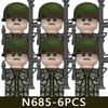WW2 Military US Cavaleiros Soldier Figures Building Blocks Infantry Medical Warrior Accessories Guns Army Bricks Toys Gifts Boys