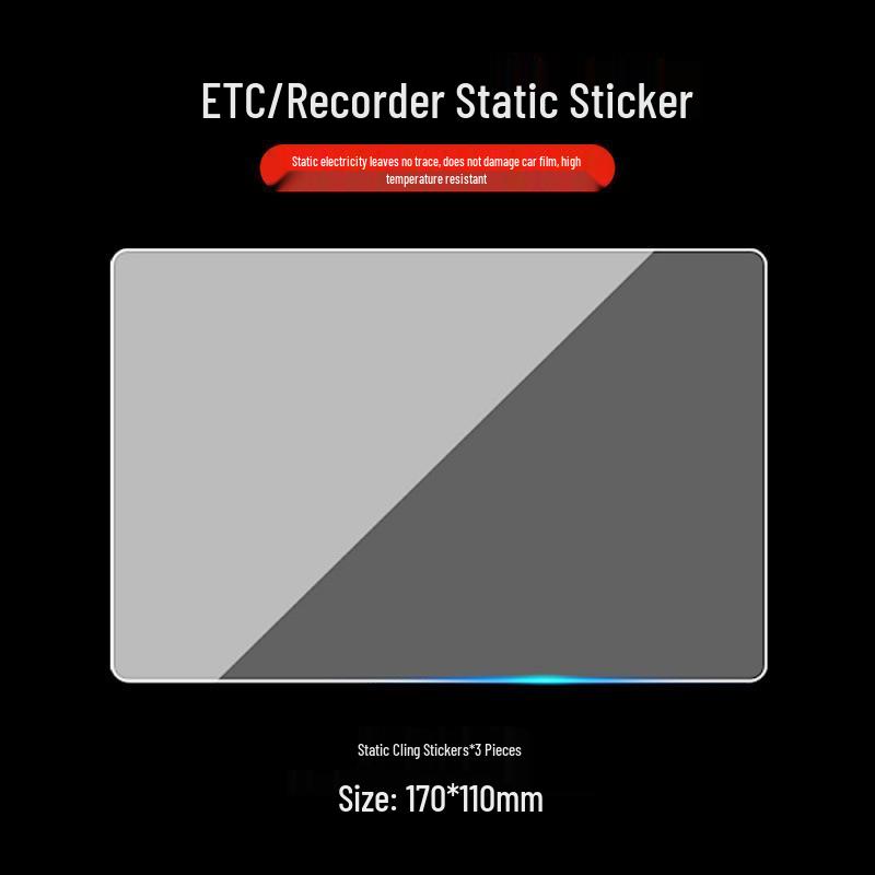 Static Car Sticker for Insurance, Inspection & Dash Cam