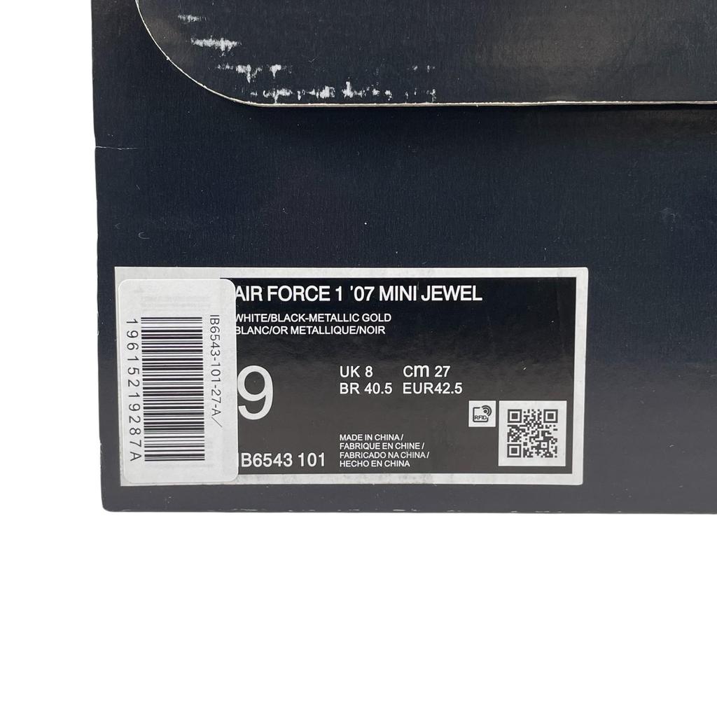 NIKE Air Force 1 '07 Mini Jewel IB6543-101-27-A sneakers white unisex JP27 used