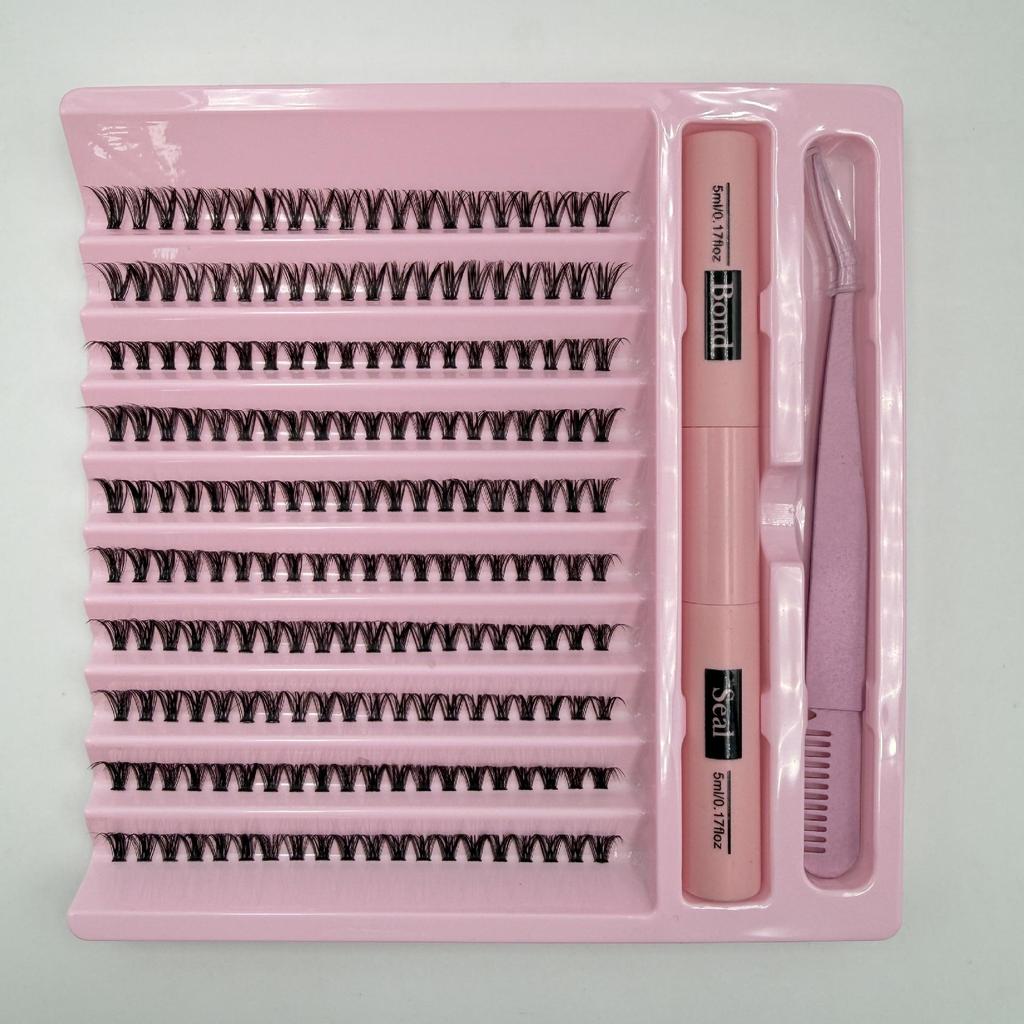 DIY Наращивание ресниц - Сегментированные 30D, 40D, 50D, 80D для самостоятельного нанесения