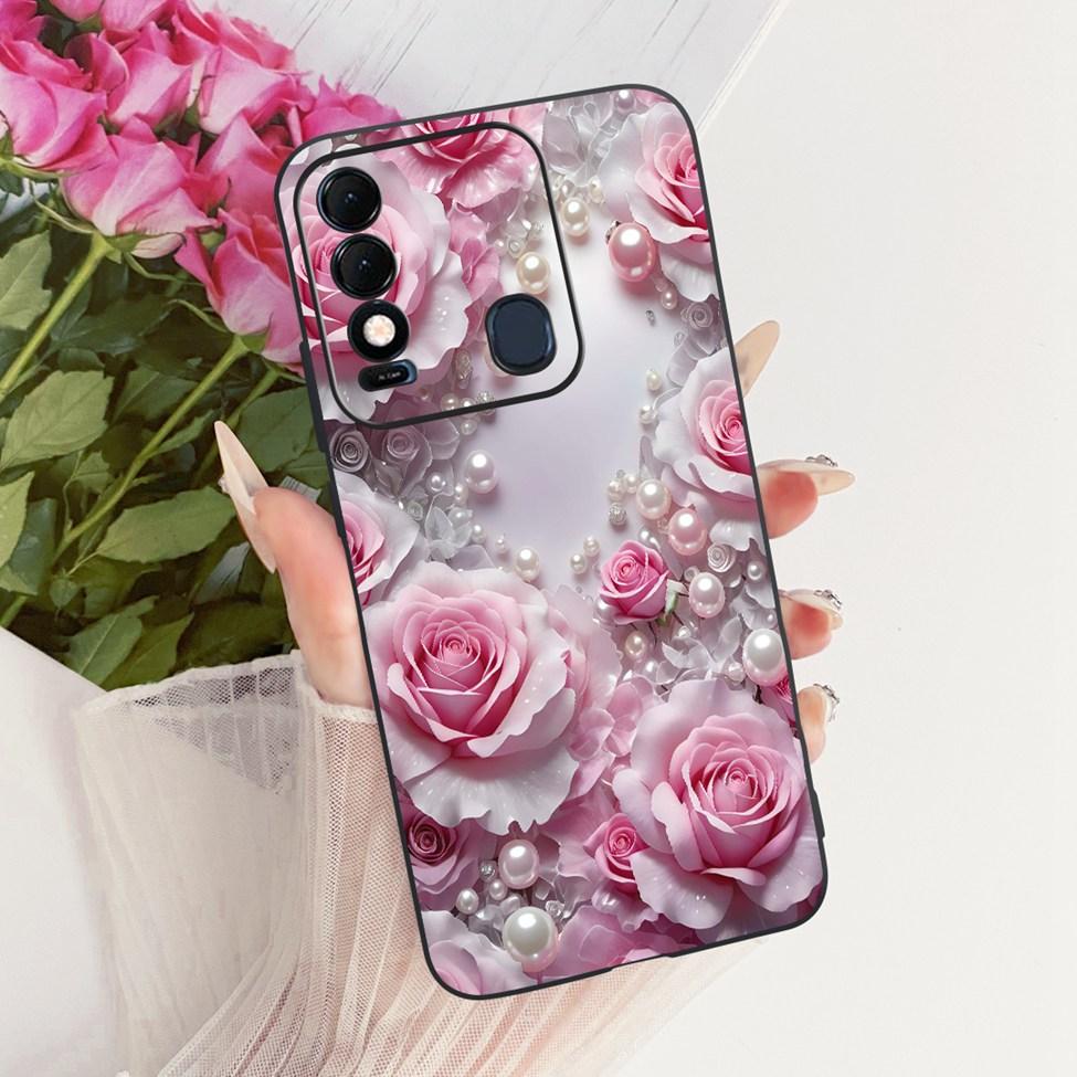 Phone Case For Tecno Spark 8 Cover Silicone Cute Cat Fashion Funny Painted Funda For Spark8 Tecno KG6k KG6 Casing