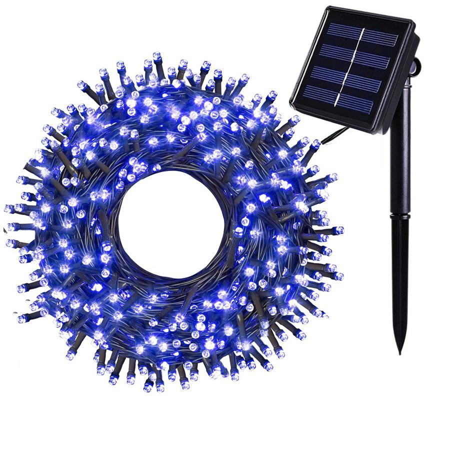 20M 30M 50M 100M Рождественская солнечная гирлянда уличная рождественская гирлянда солнечная гирлянда для сада патио забор декор