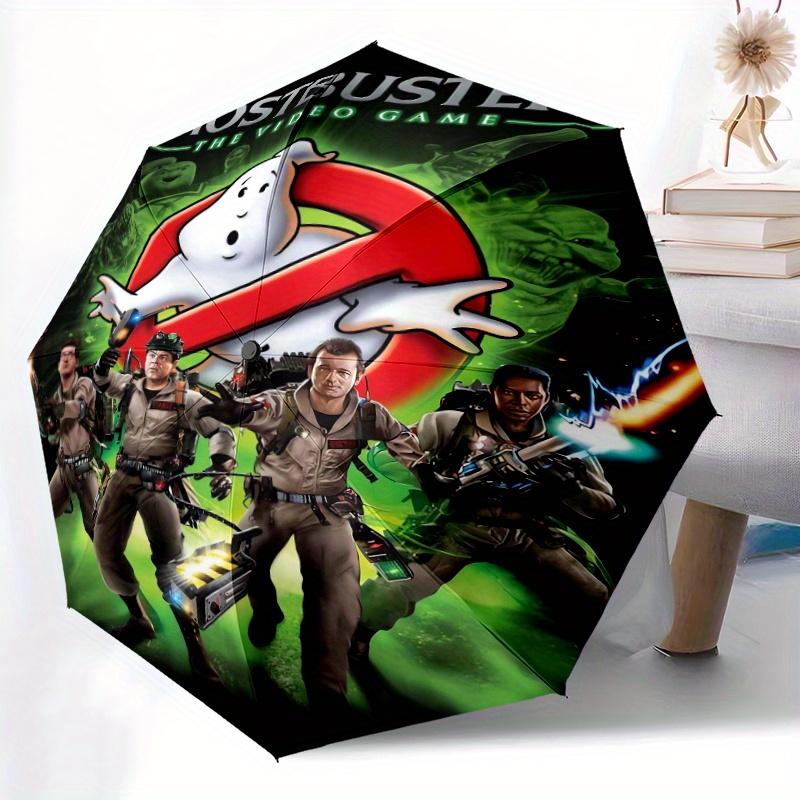 Ghostbusters Automatic Opening and Closing Umbrella - Suitable for Various Occasions, Outdoor Activities, Lightweight and Durable Automatic