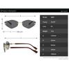 Retro metal frameless sunglasses for men and women fashion trendy UV resistant outdoor sunscreen sunshade glasses