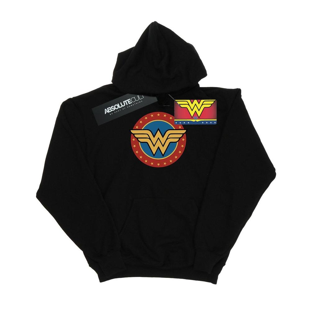 DC Comics Mens Wonder Woman Circle Logo Hoodie