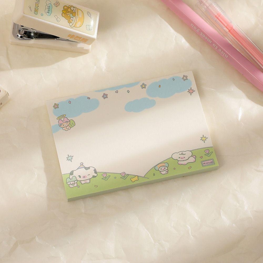Journal Lovely Memo Pad Non-sticky Message Paper Multifunction Aesthetic Note Paper  Scrapbooking
