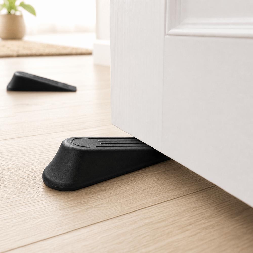 Non-Slip Base Door Stoppers Wedge Shape Door Blocks Durable Door Holder Floor Protection