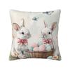 Подушка Чехол Наволочка Игривые Кролики и Разноцветные Яйца Для Дивана Украшение Дома Чехол для Подушки Квадратные Наволочки