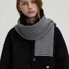ANDNEEDS Cashmere knit muffler (black)