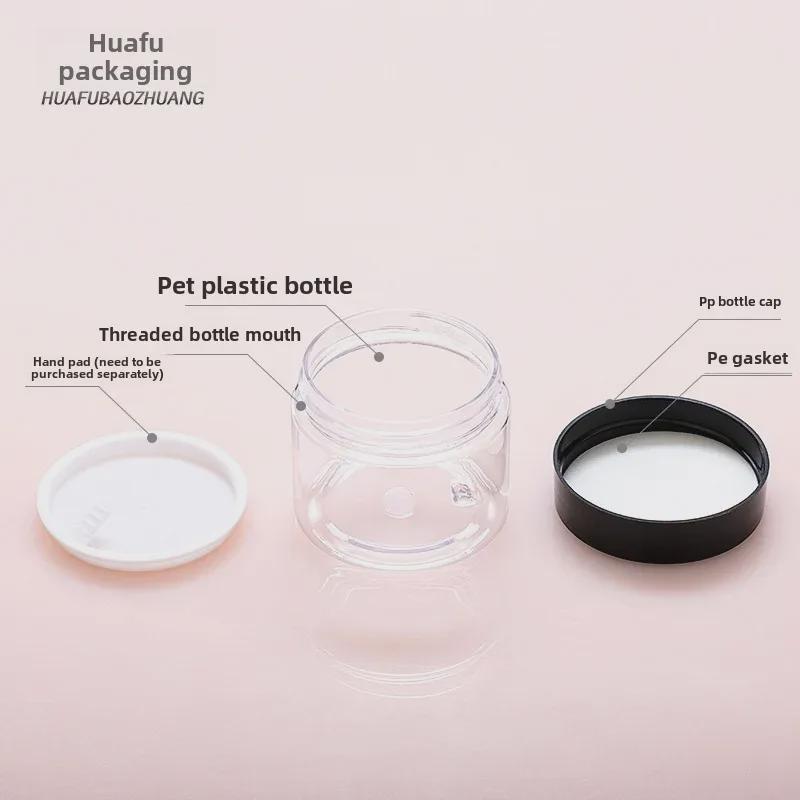 Бутылка из ПЭТ-пластика с широким горлом и 47 зубцами, 40 мл, баночка для крема для дорожных косметических средств