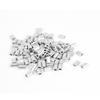 100pcs Aluminium Fishing Wire Tube Oval Double Aluminum Tube Hot Line Crimping Sleeves Fishing