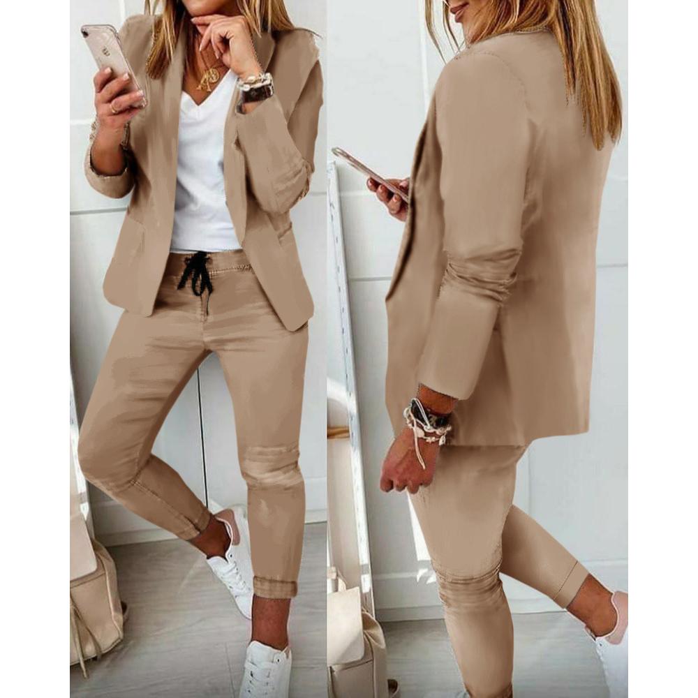 Spring And Autumn New Leisure Fashion Suit For Women