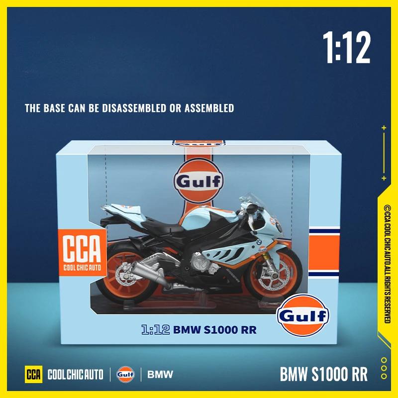 Литой 1/12 BMW S1000 RR Супер Мотоцикл Модель Металлическое Украшение Коллекция Хобби Подарки на День Рождения Мальчику Миниатюрная Машина