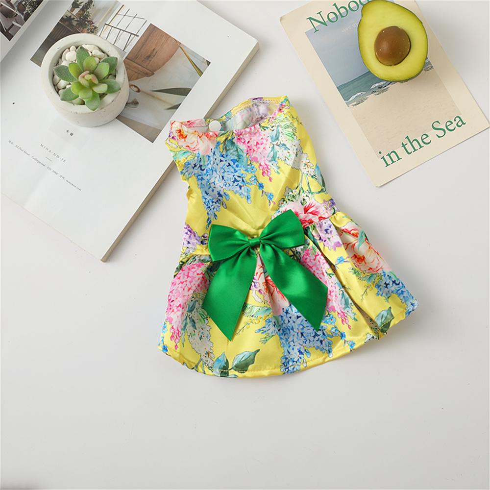 Summer Thin Puppy Dog Skirt Dress Dot Print Pet Dresses for Small Dogs Yorkshire Chihuahua mascotas Clothes vestidos para perros