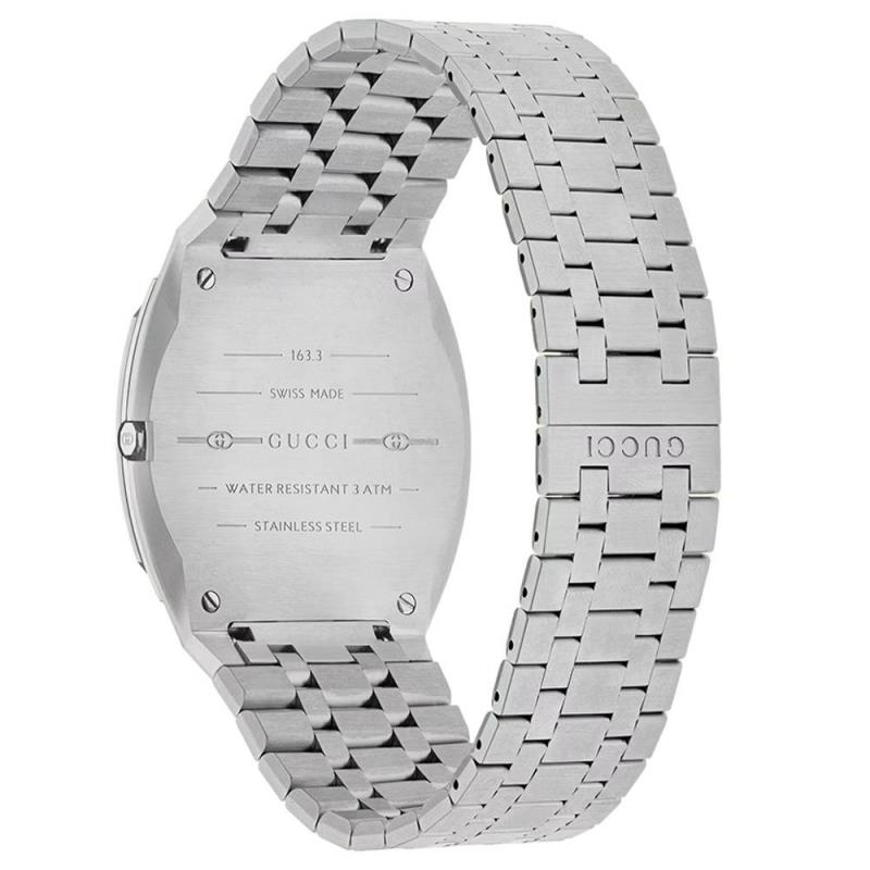 Gucci YA163410 25H кварцевые женские часы с розовым циферблатом