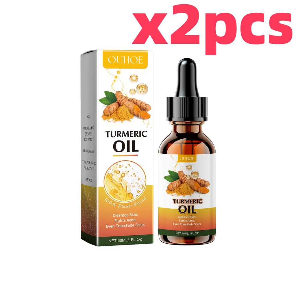 Turmeric Essential Oil Fade Dark Spot Repair Melanin Brighten Moisturizing Nourish Blemish Control Shrink Pore Essence Skin Care