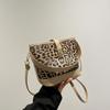 Fashion Bag Women'S Leopard Print Messenger Bag Casual Portable Bucket Bag