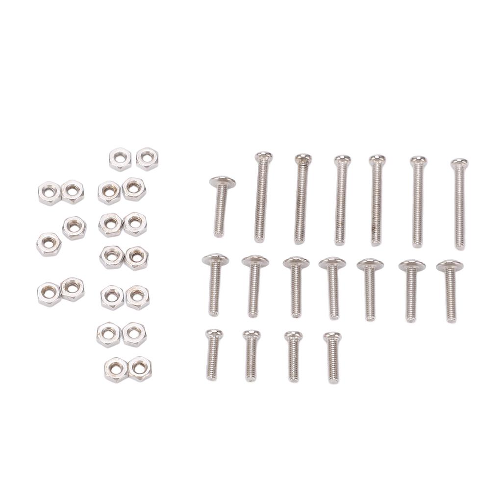 8Pcs Metal Steering Linkage Aluminum Alloy Servo Link Pull Rod for WPL C14 C24 B14 MN D90 D91