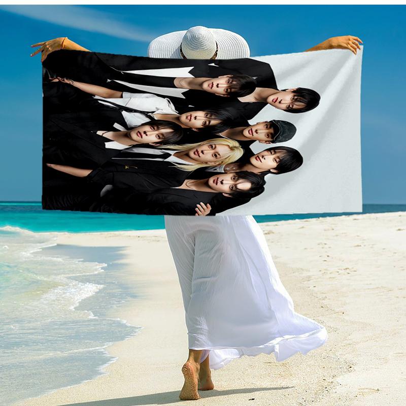 Ultra-Soft Beach Towel with Stray Kids Theme,Ideal for Pool - Camping, Diving - Perfect Travel Essential, Vibrant Beach Towel.