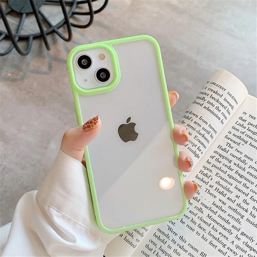 Продвинутый противоударный защитный чехол для телефона Для iPhone 15 14 11 12 13 Pro Max X XS XR 8 7 Plus Прозрачная защитная задняя крышка