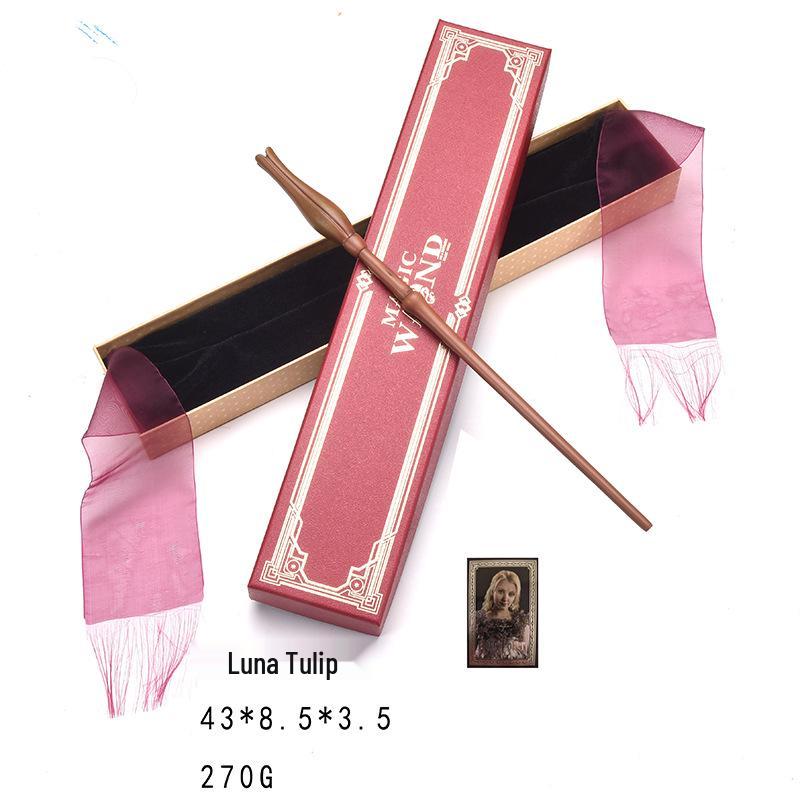 Exquisite Harry Potter Magic Wands: Hermione, Harry, Stainless Steel Core, Gift Box Included