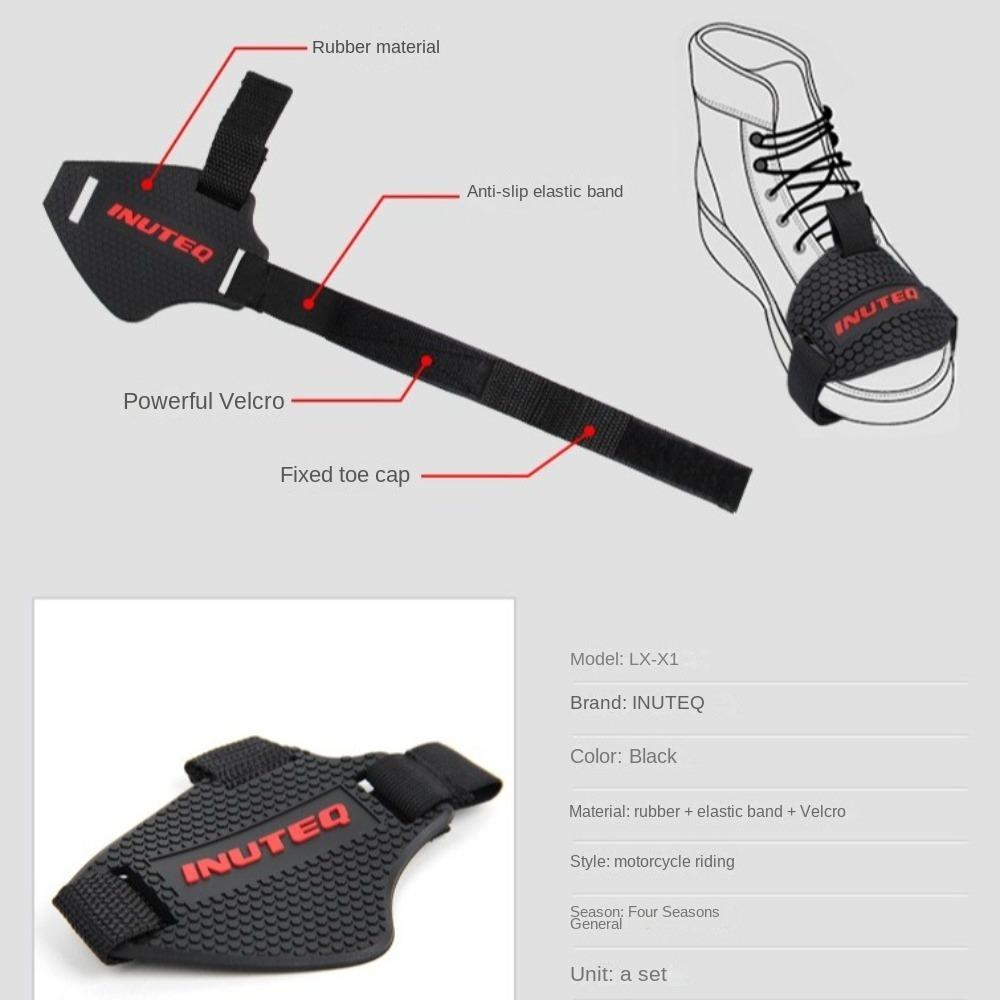 Rubber Motorcycle Shift Guard Cover Protective Gear Shifter Pad Riding Motorcycle Accessories