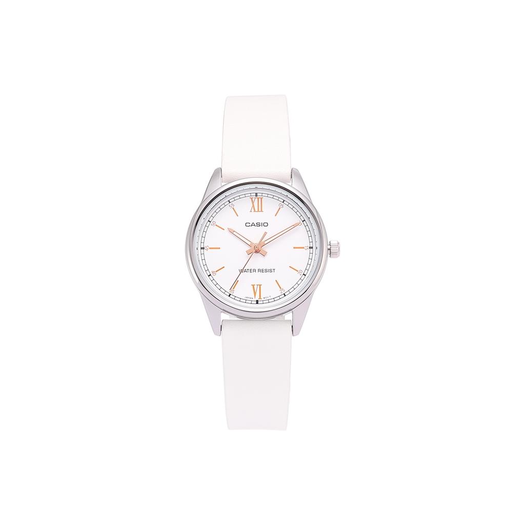 Casio Женские Стандартные Серия 28,2 мм Белые Часы LTP-V005L-7B3