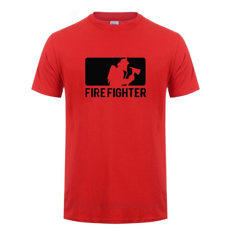 Подарочная футболка для пожарного Унисекс Пожарный Летняя с коротким рукавом Круглый вырез Хлопок Юмор Футболка Мужская Одежда Camisetas Забавная футболка