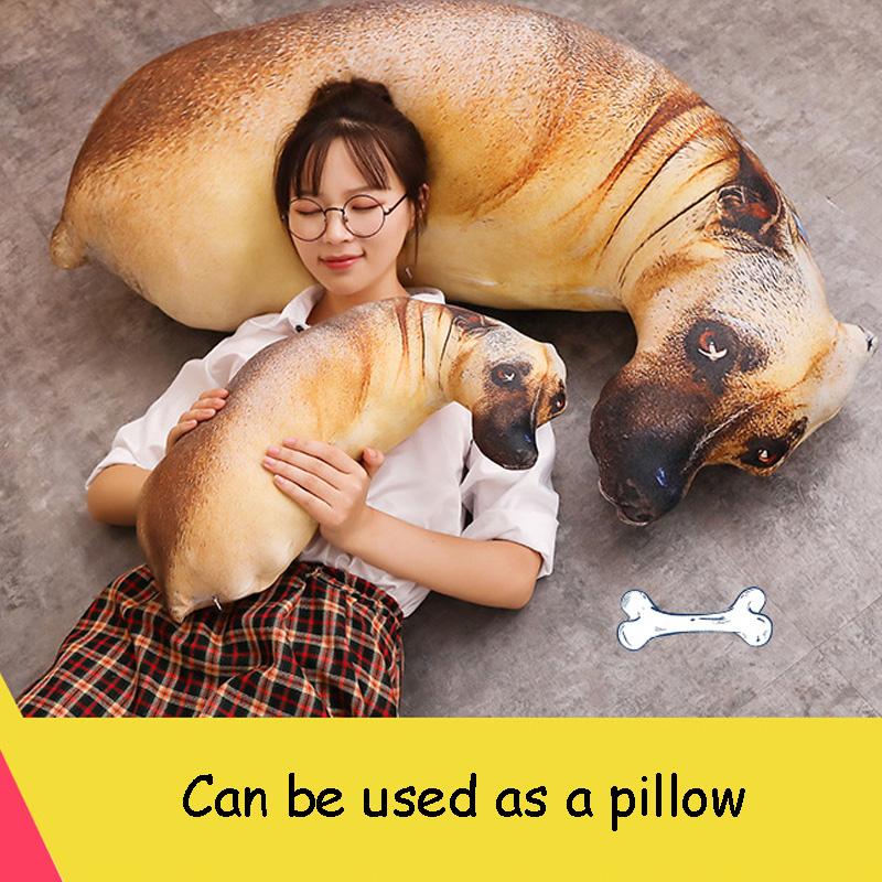 1 шт. реалистичная подушка с изображением животных домашний декор забавная собака 3D