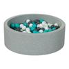 Piscine à balles 90 см с 300 шариками бланш, гриз и; бирюза