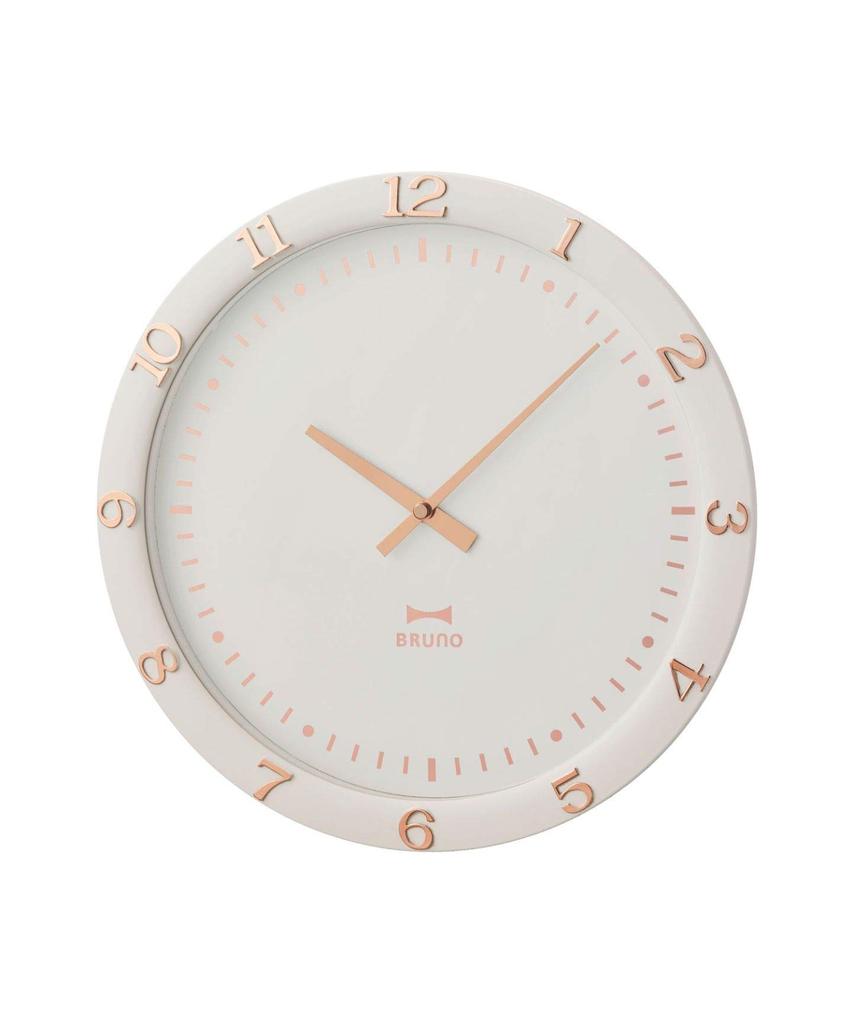 BRUNO Silent Wall Battery Stylish Pastel Wall Clock, Operated, Clock, Greige, BCW040-GRG