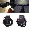 22mm 7/8'' Motorcycle Handlebar Switch Momentary Button for Electric Start Kill Waterproof Control Switch Button with LED Light