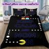 Аниме PacMan Мягкое и Удобное Пододеяльник, Детский Комплект Постельного Белья Подарок, Очень Большой Размер, Различные Размеры в Ассортименте