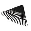 Large black leaf rake