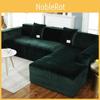 Color Simple Solid Plush Surface Sofa Protection Cover With Anti Strip Slip