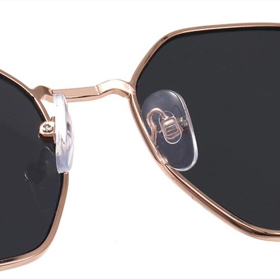 Детские солнцезащитные очки с металлическим многоугольником и бантом для мальчиков и девочек, детские уличные очки UV400