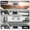 For Fiat 500 2008-2023 Abarth 595 2012-2023 LHD RHD Flannel Dashmat Dashboard Sunshade Carpet Pad Interior Decor Parts