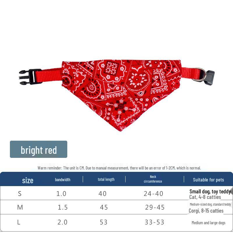 Трансграничный слюнявчик для домашних питомцев, полотенце для слюны и бандана-воротник для маленьких собак и кошек