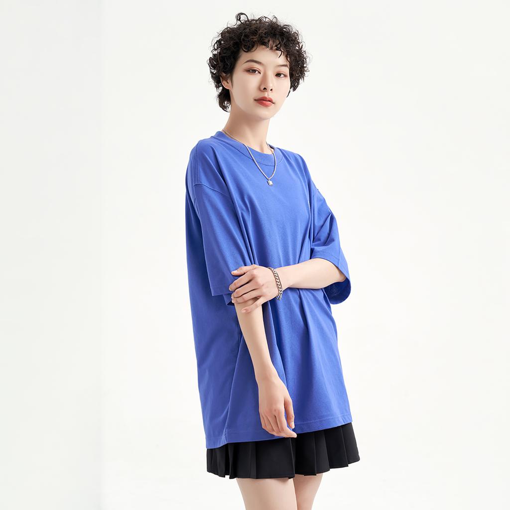 Новая футболка с втачным рукавом MLB Унисекс Фиолетовая 3ATSB0233-46PPS