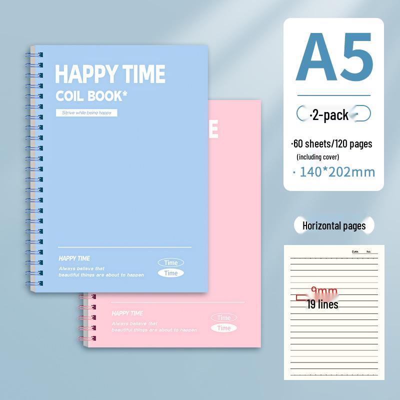 Цветной B5 блокнот на спирали: Высококачественный журнал формата А5 для учебы, записей и ведения дневника - Идеально подходит для студентов.