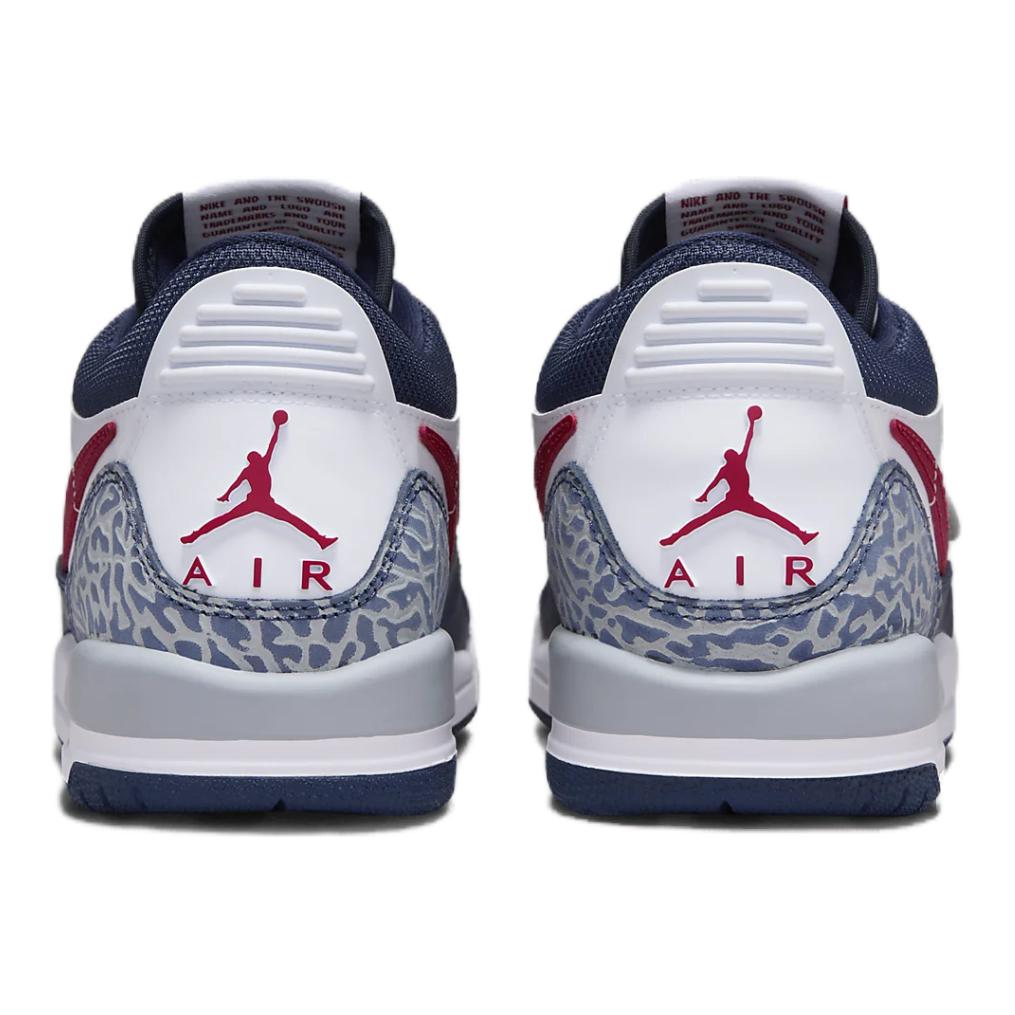 Air Jordan Legacy 312 Low GS Midnight Navy Varsity Red Kids Sneakers White Wolf-Grey CD9054-164